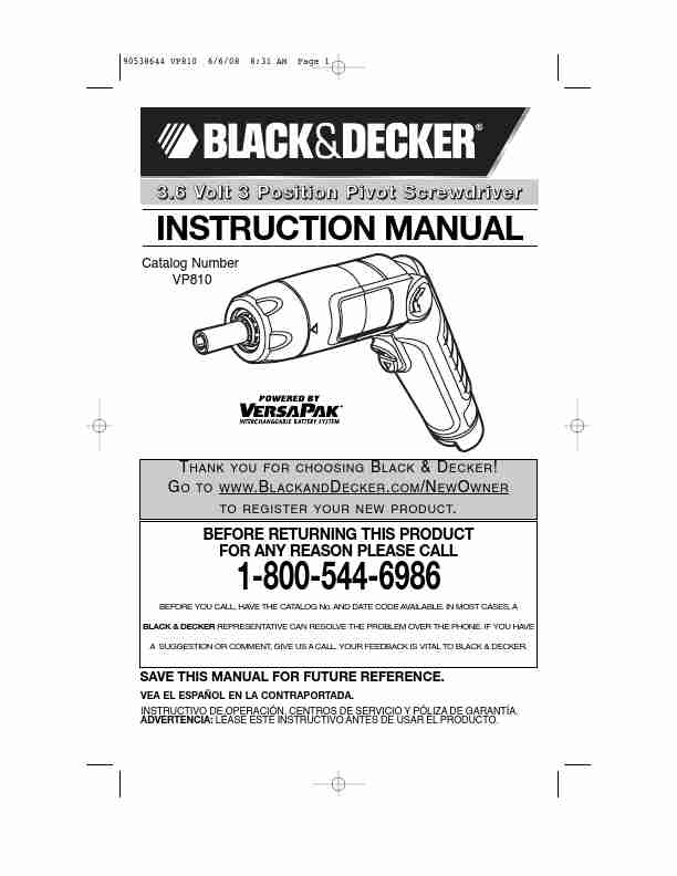 BLACK & DECKER VP810-page_pdf